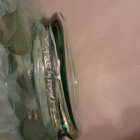 Fenton handpainted glass decorative bowl - Picture 5 of 7